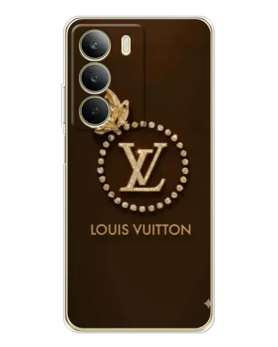 Чехол для Realme C71 с картинкой «LV — золотая печать»