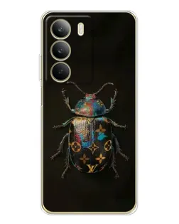 Чехол для Realme C71 с картинкой «LV — мраморный принт»