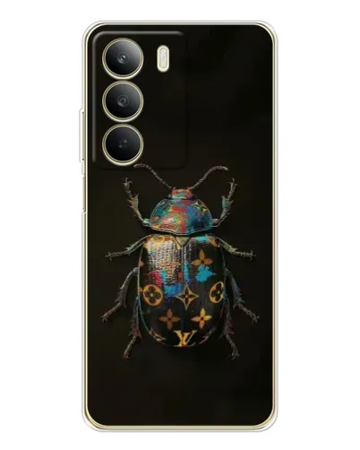 Чехол для Realme C71 с картинкой «LV — мраморный принт»