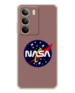 Чехол для Realme C71 с картинкой «NASA — ретро космос»