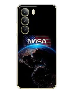 Чехол для Realme C71 с картинкой «Земля из космоса NASA»
