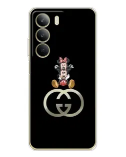 Чохол для Realme C71 з картинкою «Мінні Маус на лого» Чохол для Realme C71 з картинкою «Мінні Маус на лого»