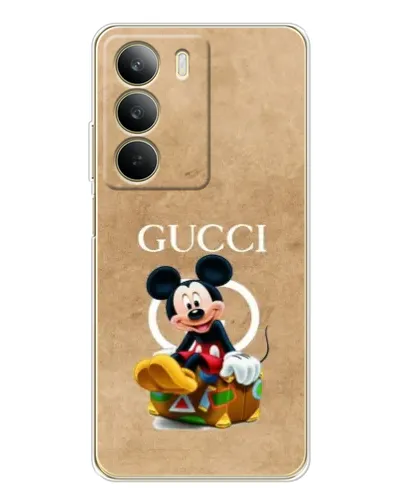 Чехол для Realme C71 с картинкой «Микки Маус Gucci — крафт» Чехол для Realme C71 с картинкой «Микки Маус Gucci — крафт»