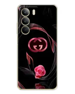 Чохол для Realme C71 з картинкою «Gucci — неонова троянда» Чохол для Realme C71 з картинкою «Gucci — неонова троянда»