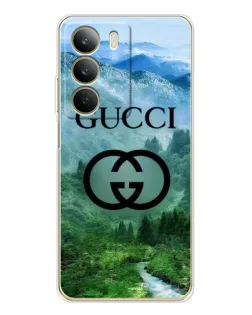 Чохол для Realme C71 з картинкою «Gucci — гірський пейзаж» Чохол для Realme C71 з картинкою «Gucci — гірський пейзаж»
