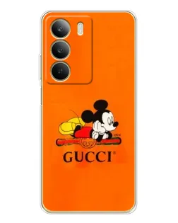 Чохол для Realme C71 з картинкою «Міккі Маус Gucci — помаранч» Чохол для Realme C71 з картинкою «Міккі Маус Gucci — помаранч»