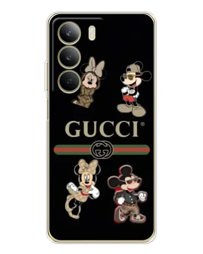 Чохол для Realme C71 з картинкою «Gucci — герої Disney та монограма» Чохол для Realme C71 з картинкою «Gucci — герої Disney та монограма»