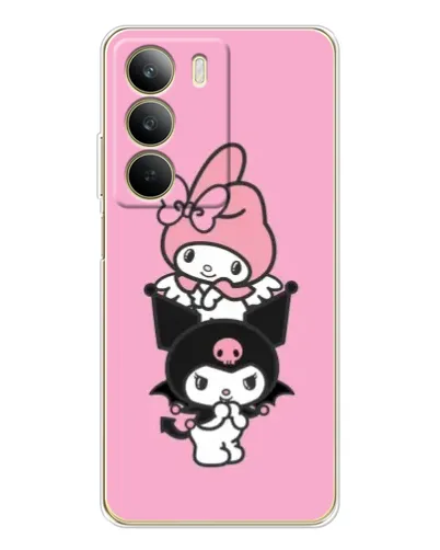 Чехол для Realme C71 с картинкой «My Melody и Kuromi» Чехол для Realme C71 с картинкой «My Melody и Kuromi»
