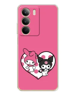 Чехол для Realme C71 с картинкой «Kuromi и My Melody»