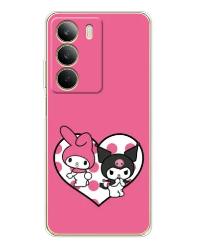 Чехол для Realme C71 с картинкой «Kuromi и My Melody» Чехол для Realme C71 с картинкой «Kuromi и My Melody»