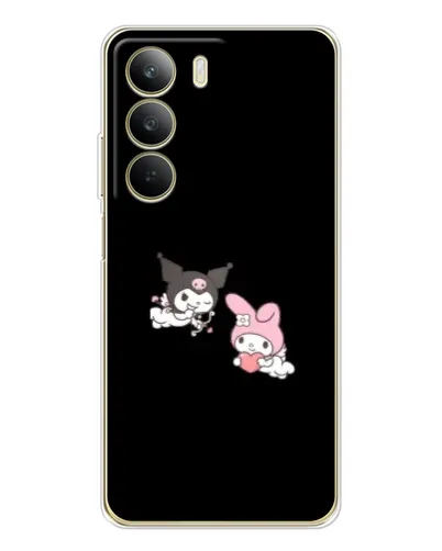 Чехол для Realme C71 с картинкой «My Melody и Kuromi» Чехол для Realme C71 с картинкой «My Melody и Kuromi»