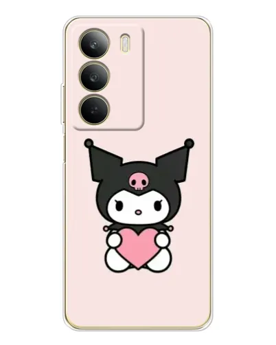 Чехол для Realme C71 с картинкой «Kuromi и сердце» Чехол для Realme C71 с картинкой «Kuromi и сердце»