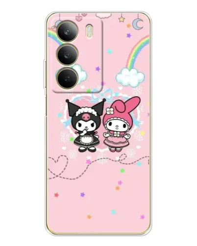 Чехол для Realme C71 с картинкой «My Melody и Kuromi» Чехол для Realme C71 с картинкой «My Melody и Kuromi»