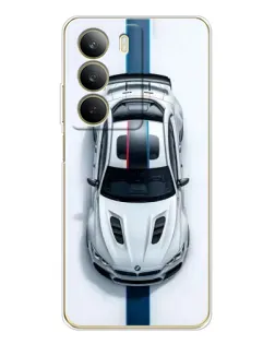 Чехол для Realme C71 с картинкой «Вид сверху — BMW M» Чехол для Realme C71 с картинкой «Вид сверху — BMW M»