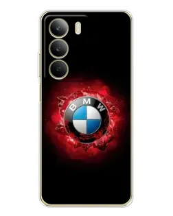 Чехол для Realme C71 с картинкой «Логотип BMW — вспышка»