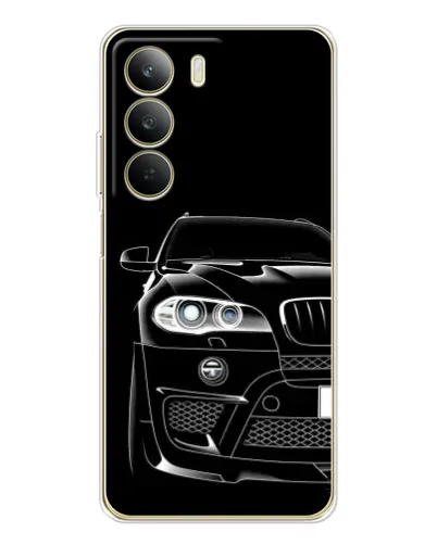 Чехол для Realme C71 с картинкой «Темный силуэт BMW» Чехол для Realme C71 с картинкой «Темный силуэт BMW»
