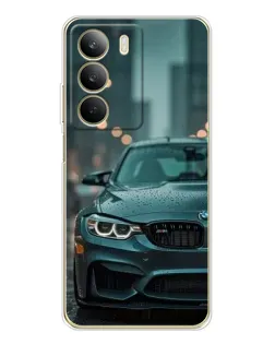 Чехол для Realme C71 с картинкой «BMW в огнях города»