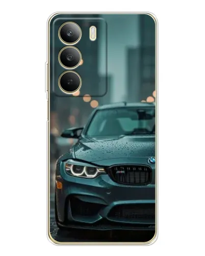 Чехол для Realme C71 с картинкой «BMW в огнях города» Чехол для Realme C71 с картинкой «BMW в огнях города»