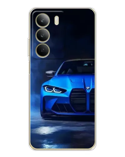 Чехол для Realme C71 с картинкой «Голубая BMW M4» Чехол для Realme C71 с картинкой «Голубая BMW M4»