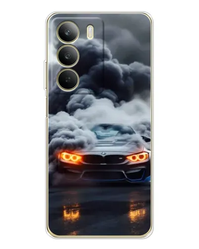 Чехол для Realme C71 с картинкой «BMW в дыму» Чехол для Realme C71 с картинкой «BMW в дыму»