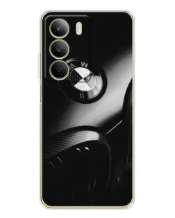 Чехол для Realme C71 с картинкой «Эмблема BMW — макро»