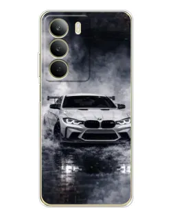 Чехол для Realme C71 с картинкой «BMW сквозь туман»