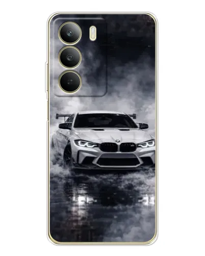 Чехол для Realme C71 с картинкой «BMW сквозь туман» Чехол для Realme C71 с картинкой «BMW сквозь туман»