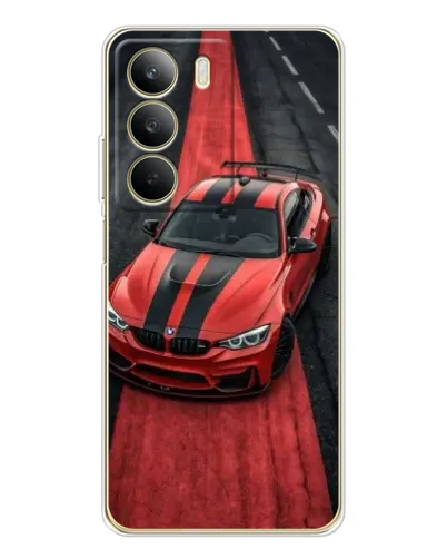 Чехол для Realme C71 с картинкой «BMW на красной дорожке» Чехол для Realme C71 с картинкой «BMW на красной дорожке»