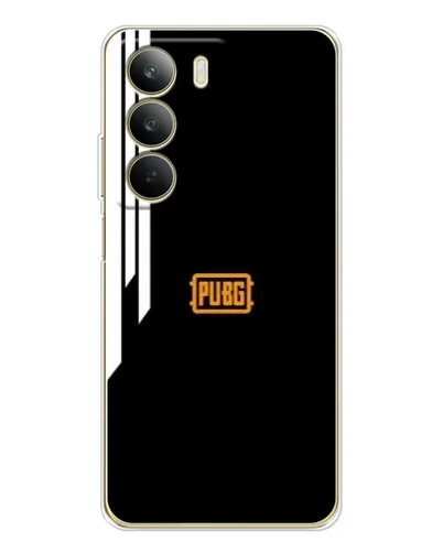 Чехол для Realme C71 с картинкой «PUBG — вертикальные линии»