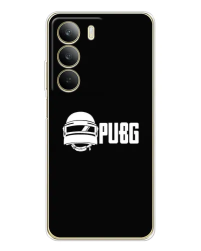 Чехол для Realme C71 с картинкой «PUBG — классический лого»
