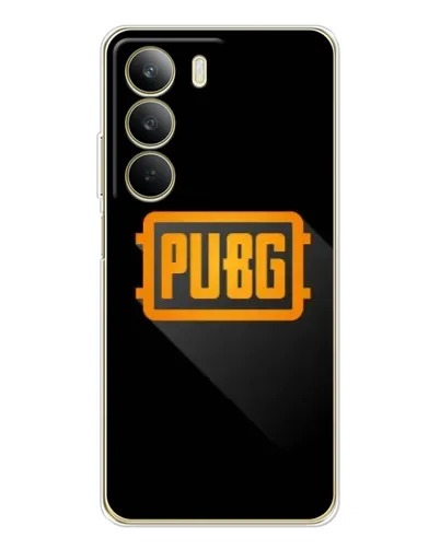 Чехол для Realme C71 с картинкой «PUBG — рамка лого»