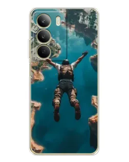 Чохол для Realme C71 з картинкою «PUBG — вільне падіння»