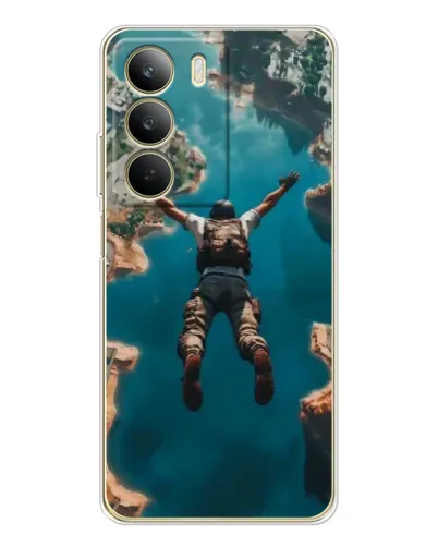 Чехол для Realme C71 с картинкой «PUBG — свободное падение»