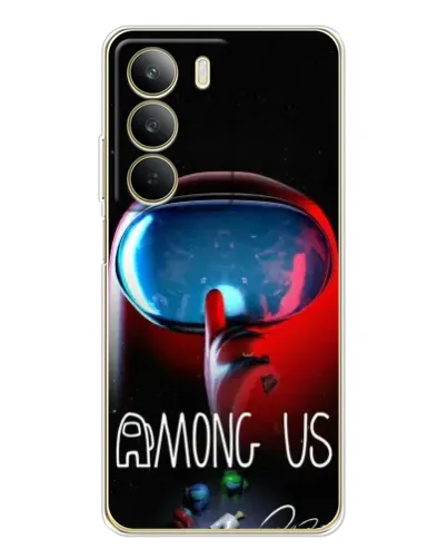 Чохол для Realme C71 з картинкою «Червоний імпостер — макро» Чохол для Realme C71 з картинкою «Червоний імпостер — макро»