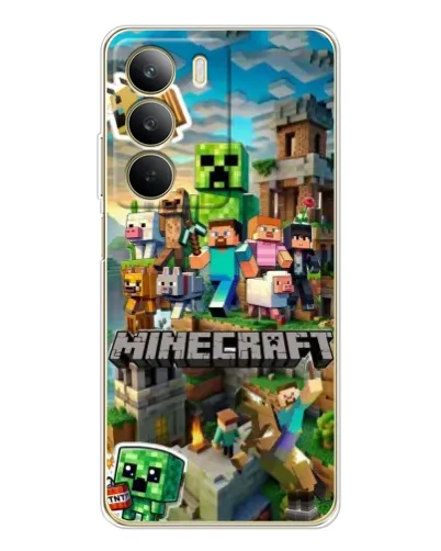 Чехол для Realme C71 с картинкой «Замок Minecraft» Чехол для Realme C71 с картинкой «Замок Minecraft»