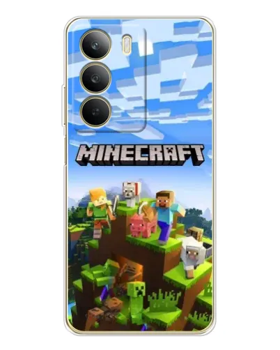 Чехол для Realme C71 с картинкой «Minecraft классический мир» Чехол для Realme C71 с картинкой «Minecraft классический мир»