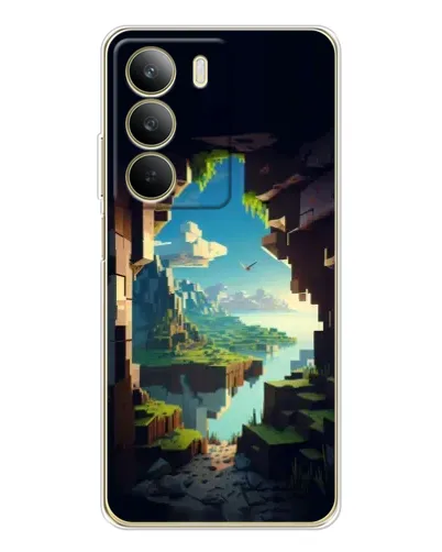 Чехол для Realme C71 с картинкой «Вид из пещеры» Чехол для Realme C71 с картинкой «Вид из пещеры»