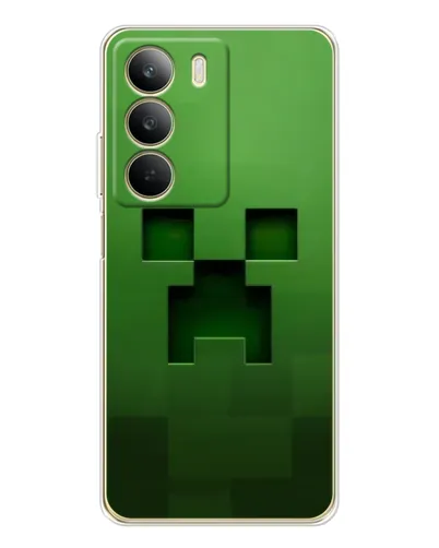Чехол для Realme C71 с картинкой «Крипер микро-дизайн» Чехол для Realme C71 с картинкой «Крипер микро-дизайн»