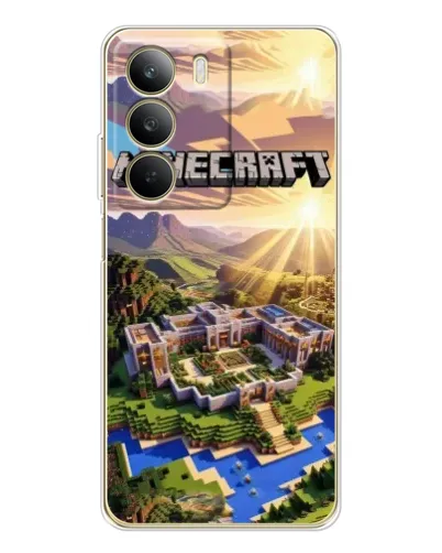 Чехол для Realme C71 с картинкой «Minecraft панорама» Чехол для Realme C71 с картинкой «Minecraft панорама»