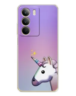 Чехол для Realme C71 с картинкой «Единорог градиент»