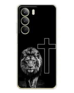 Чохол для Realme C71 з картинкою «Лев та Хрест»