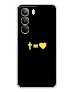 Чохол для Realme C71 з картинкою «Серце та Хрест»