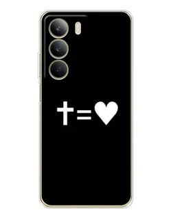 Чохол для Realme C71 з картинкою «Хрест та Серце»