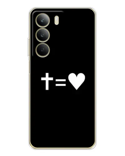 Чохол для Realme C71 з картинкою «Хрест та Серце» Чохол для Realme C71 з картинкою «Хрест та Серце»