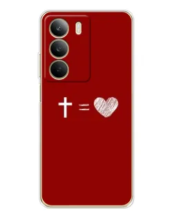 Чехол для Realme C71 с картинкой «Уравнение любви» Чехол для Realme C71 с картинкой «Уравнение любви»