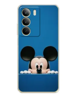 Чехол для Realme C71 с картинкой «Микки выглядывает»