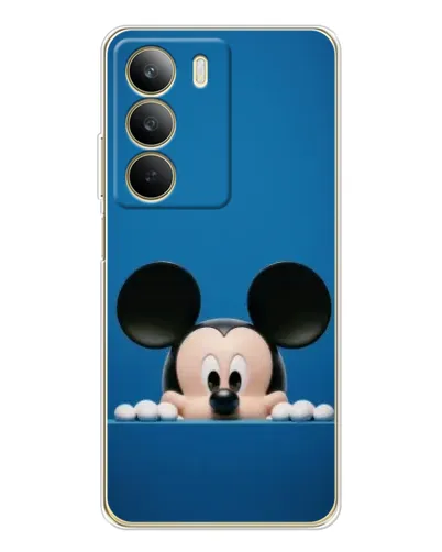 Чехол для Realme C71 с картинкой «Микки выглядывает»