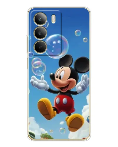 Чехол для Realme C71 с картинкой «Mickey и мыльные пузыри»