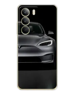 Чехол для Realme C71 с картинкой «Tesla Model S Look» Чехол для Realme C71 с картинкой «Tesla Model S Look»