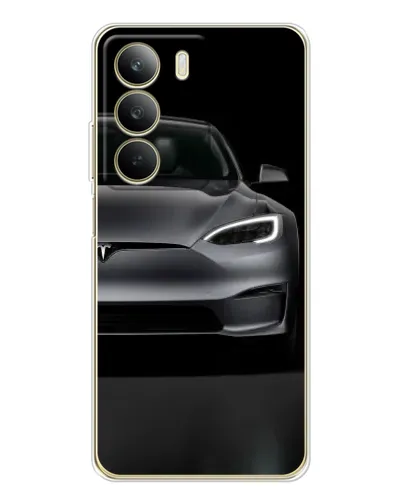 Чехол для Realme C71 с картинкой «Tesla Model S Look»
